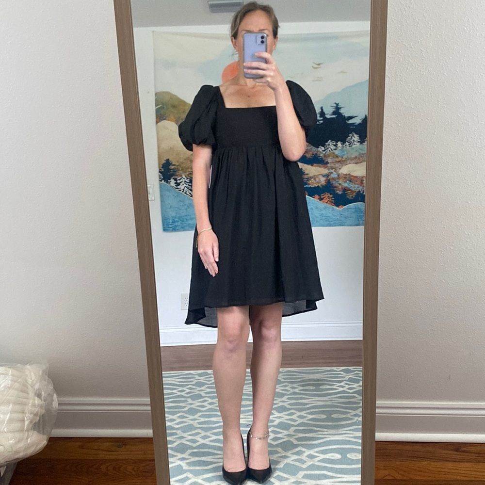 Astr The Label Black Babydoll Dress SZ XS - Picture 1 of 9